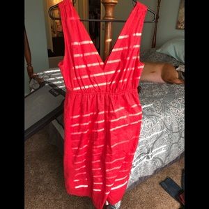 Coral Midi Sundress